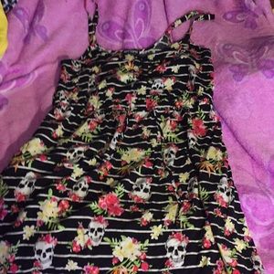 Skull and flower dress